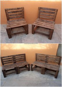 Pallet Chairs and Benches