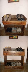 Pallet Shoe Rack
