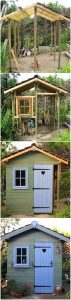 DIY Pallet Garden House