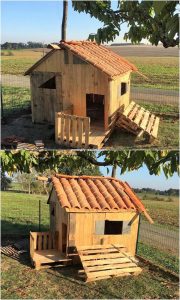 Pallet Chicken Coop