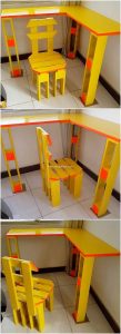 Pallet Desk and Chair