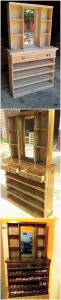 Pallet Dressing Table with Shoe Rack