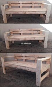 Pallet Garden Bench
