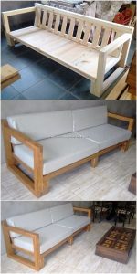 Pallet Sofa and Table