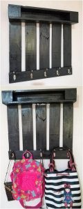 Wood Pallet Coat Rack
