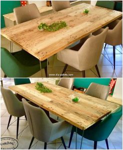 Wood Pallet Dining Table