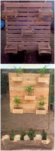 Wooden Pallet Wall Planter