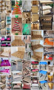 DIY Pallet Creations Made with Old Wood Pallets