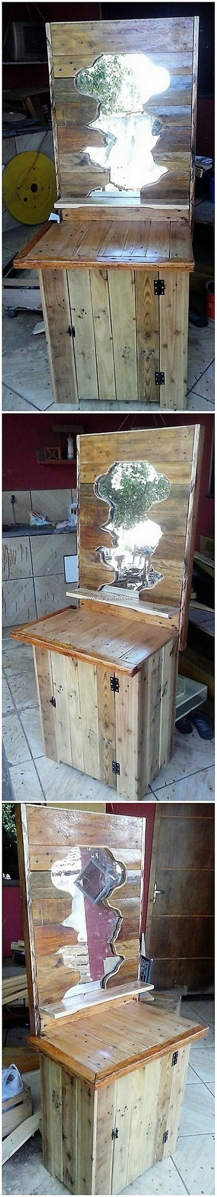 Pallet Dressing Table DIY Pallet Creations