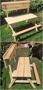 Pallet Garden Bench