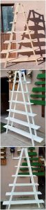 Pallet Ladder Shelf