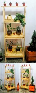 Pallet Shelving Pots Unit