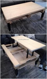 Lift Up Top Pallet Table