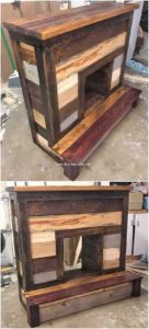 Pallet Fireplace