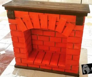 Pallet Fireplace