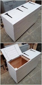Pallet Seat with Storage
