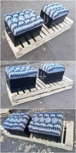 Pallet Seats with Storage