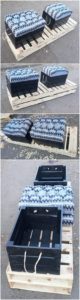 Pallet Seats with Storage