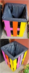 Pallet Wastebin