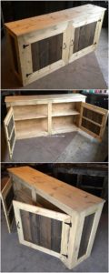 Recycled Pallet Cabinet