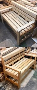 Wood Pallet Bench