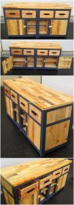Wood Pallet Cabinet
