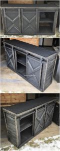Wood Pallet Cabinet