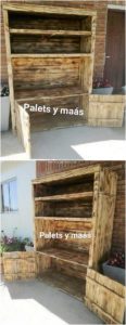 Wood Pallet Cabinet