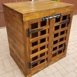 Wooden Pallet Cabinet