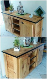 Pallet Entryway Table or Cabinet