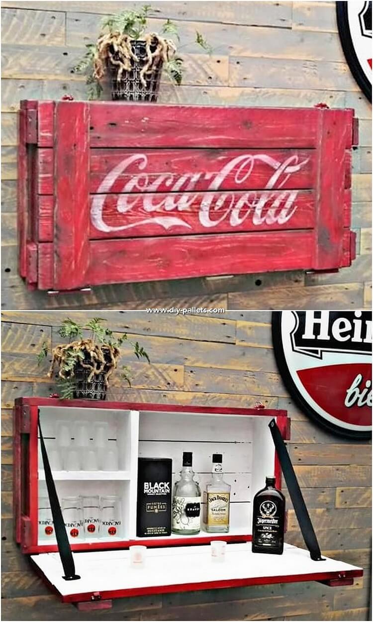 Pallet Folding Bar | DIY Pallet Creations