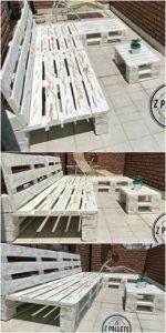Pallet Outdoor Couch and Table