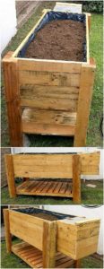 Pallet Planter Stand