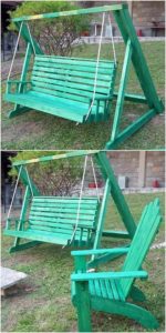 Pallet Swing Bench