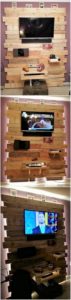 Pallet Wall LED Holder with Lights