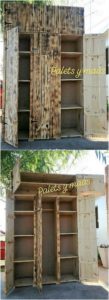 Wood Pallet Cabinet