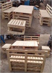 Pallet Outdoor Furniture Set