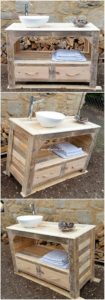 Pallet Sink Stand
