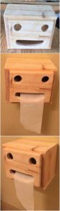 Pallet Toilet Paper Roll Holder