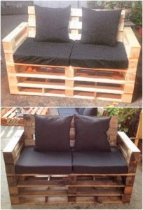 Wood Pallet Bench