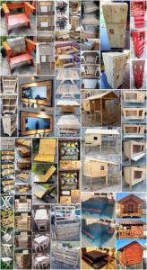 Inspired DIY Ideas for Old Wood Pallets Reusing