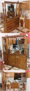 Pallet Kitchen Counter Table