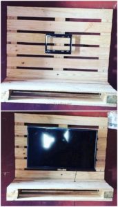 Pallet Wall LED Holder
