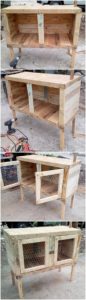 Wooden Pallet Cabinet