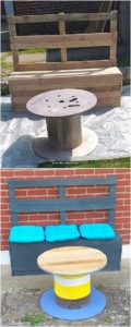 Pallet Bench and Table