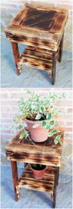 Pallet Wooden Side Table