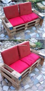 Wood Pallet Bench