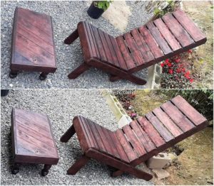 Pallet Chair and Table