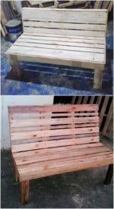 Pallet Wood Bench