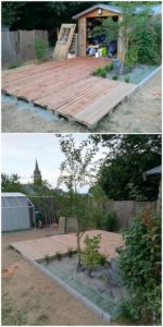 Pallet Garden Terrace